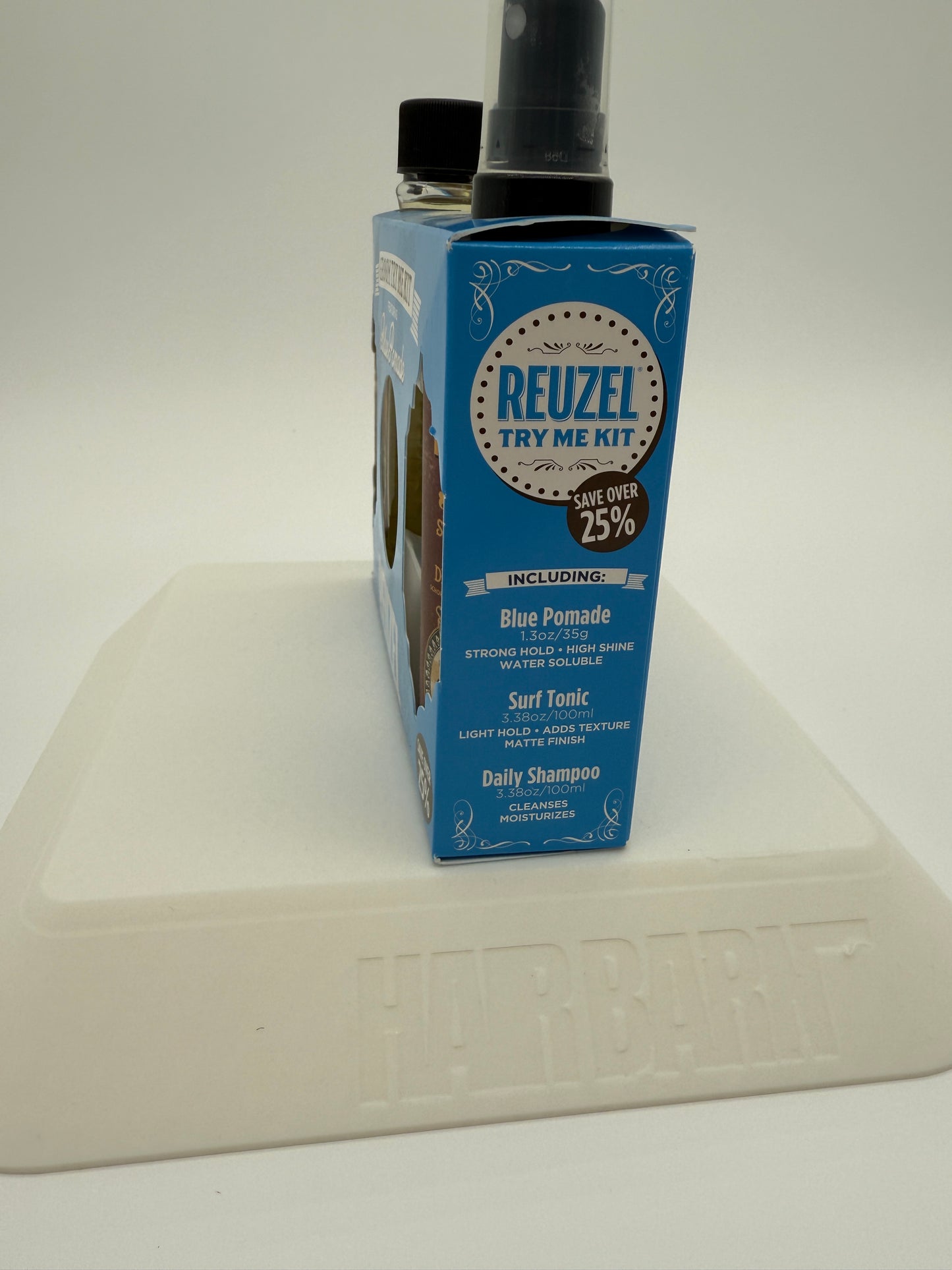 Reuzel Groom Try Me Kit Blue Pomade, Tonic, & Shampoo