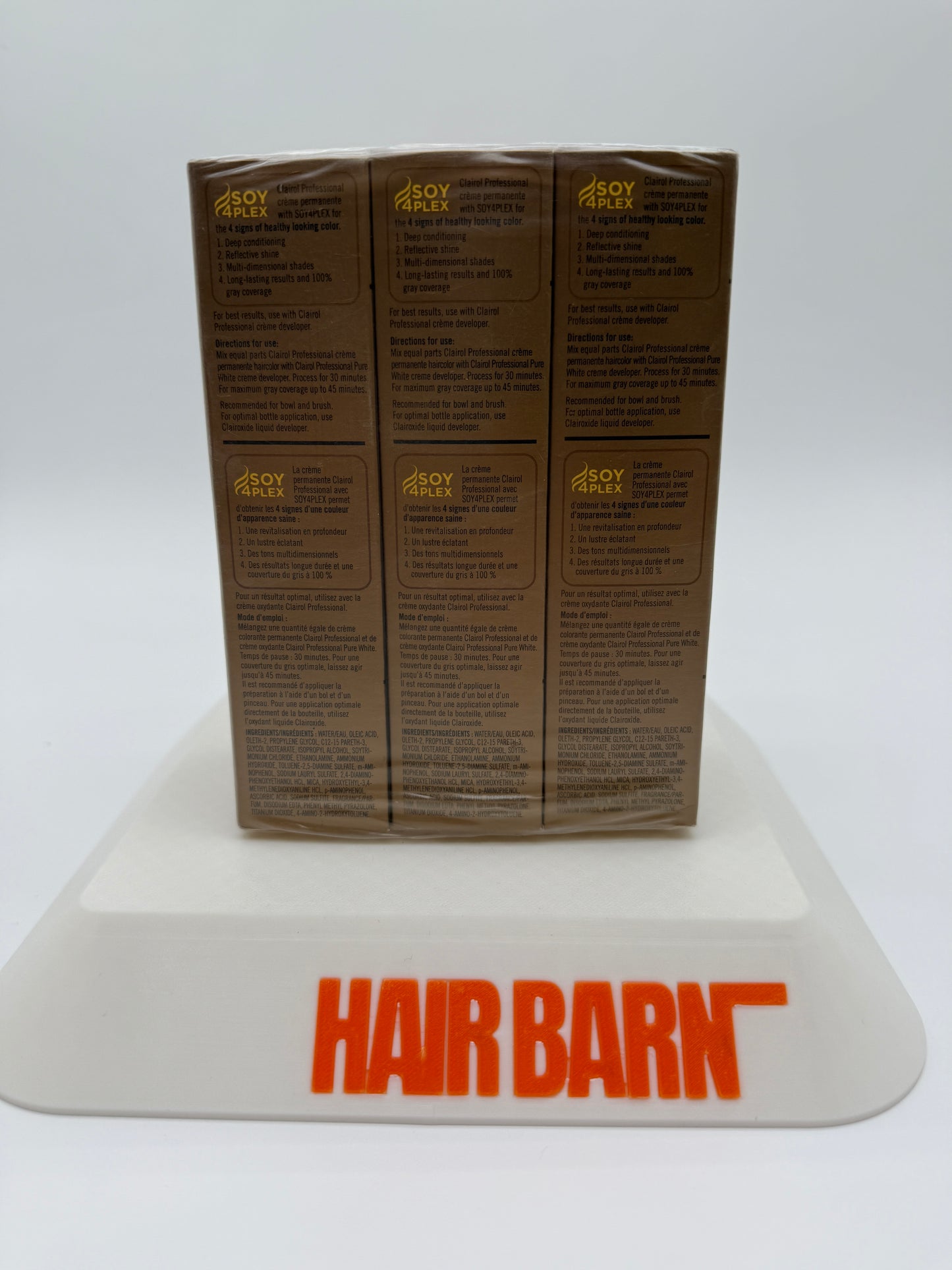 6 Pack Clairol Soy 4Plex Color Cream 1N 2 oz