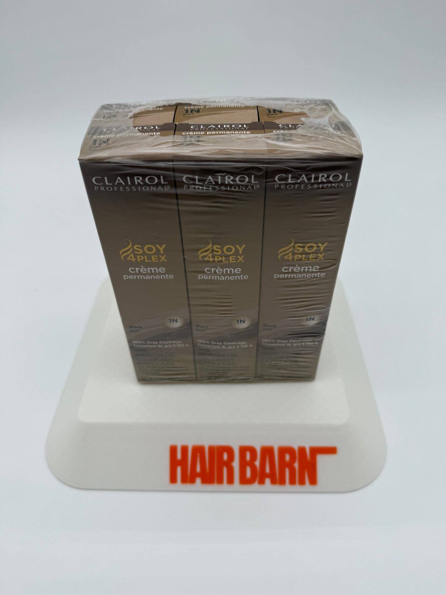 6 Pack Clairol Soy 4Plex Color Cream 1N 2 oz