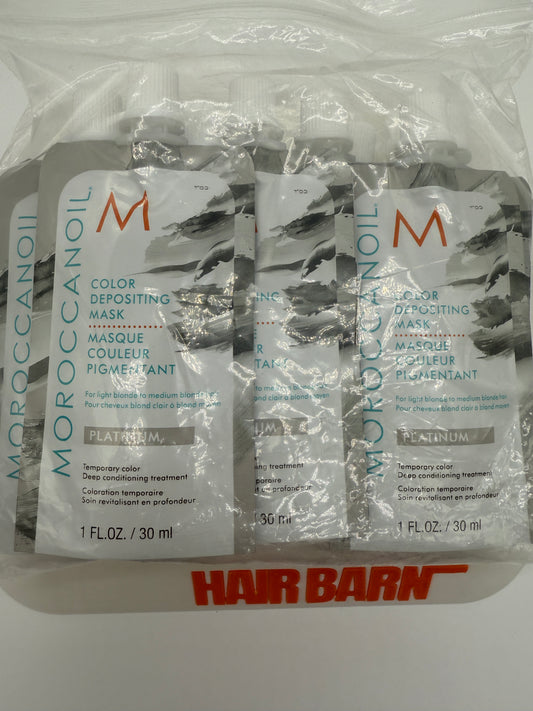 12 Pack Moroccanoil Color Depositing Mask Platinum 1 oz