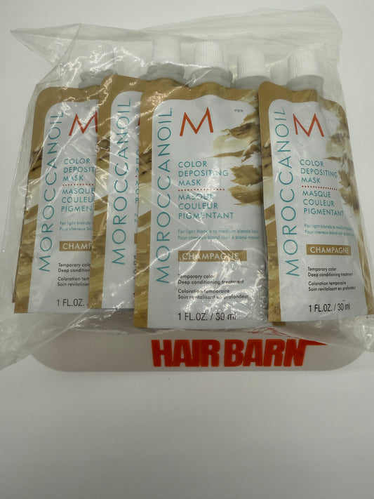 12 Pack Moroccanoil Color Depositing Mask Champagne 1 oz