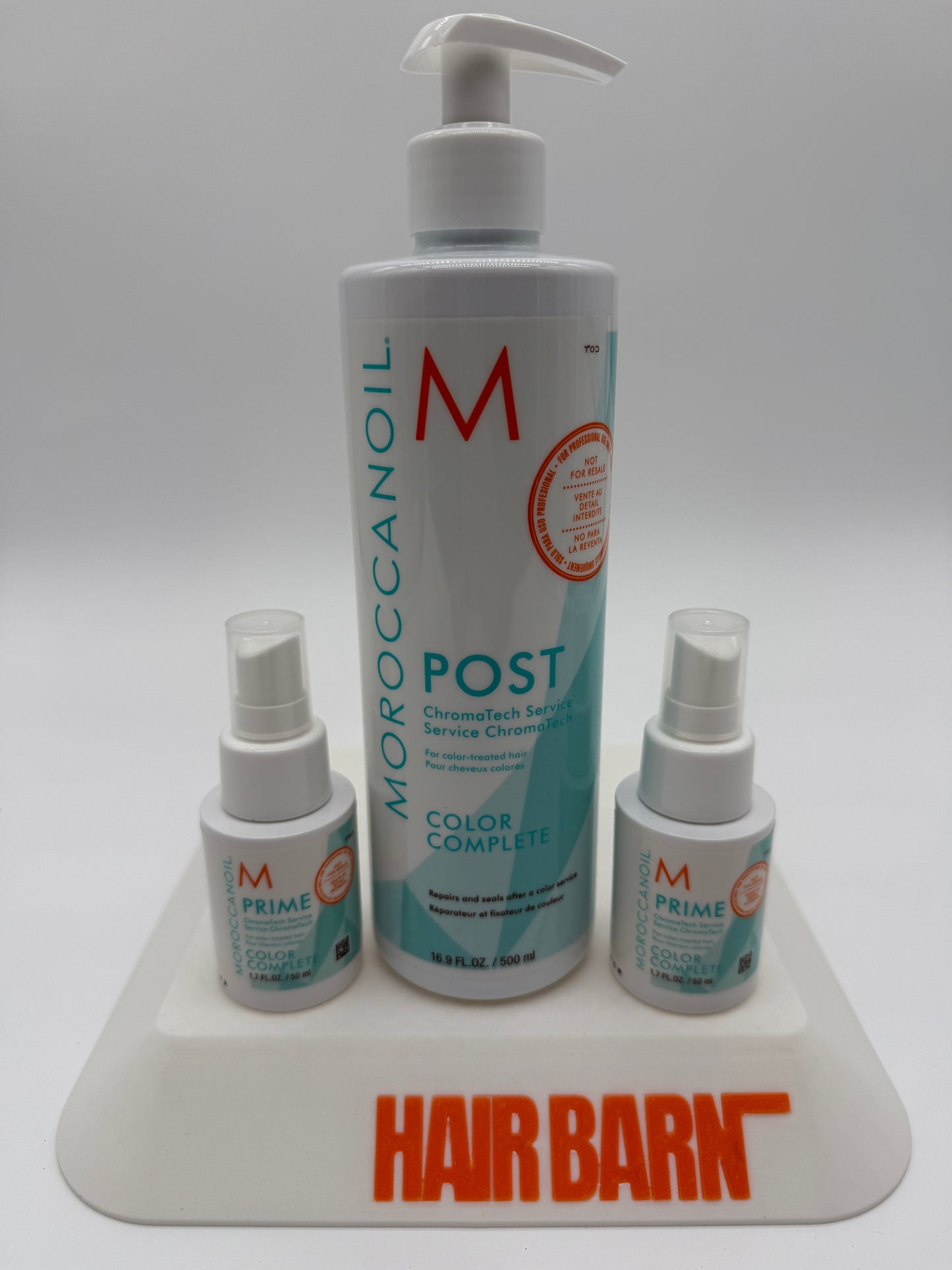 2 Pack Moroccanoil Chromatech Color Complete Prime and Post 16.9 oz Kit