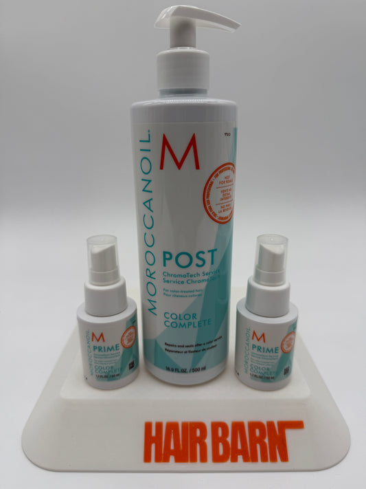 2 Pack Moroccanoil Chromatech Color Complete Prime and Post 16.9 oz Kit