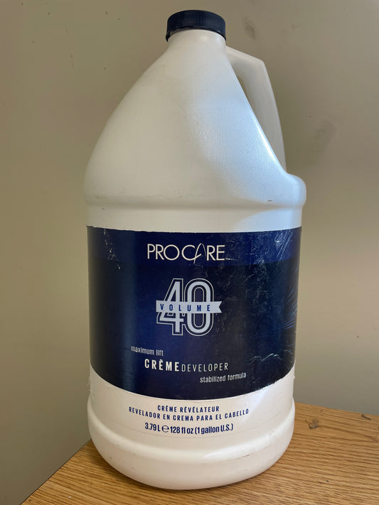 ProCare 40 Volume Max Lift Creme Developer 1 Gallon