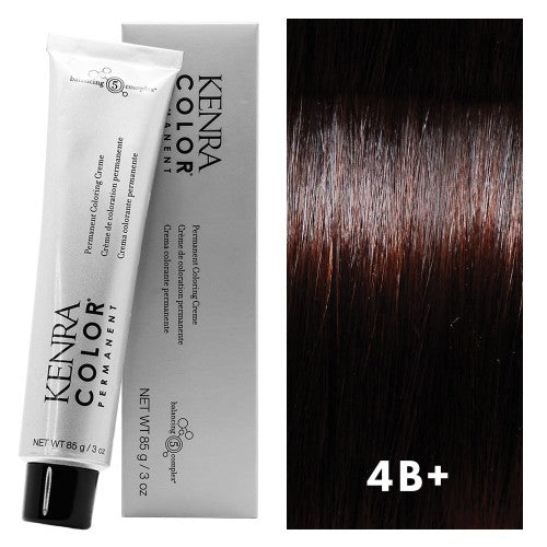 2 Pack - Kenra Color Permanent Coloring Creme Monochrome 4B+ Brown 3oz