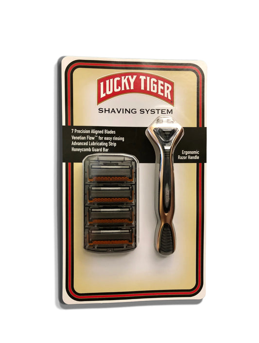 Lucky Tiger Razor, blades and extra set of blades