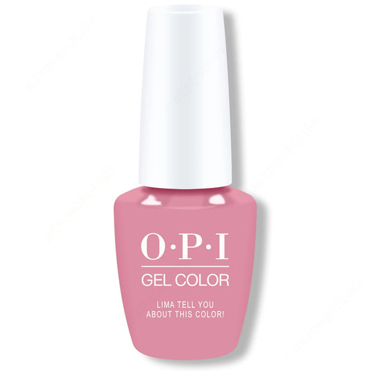 OPI GelColor Nail Polish Lima Tell You About This Color! 15 ml .5 fl oz