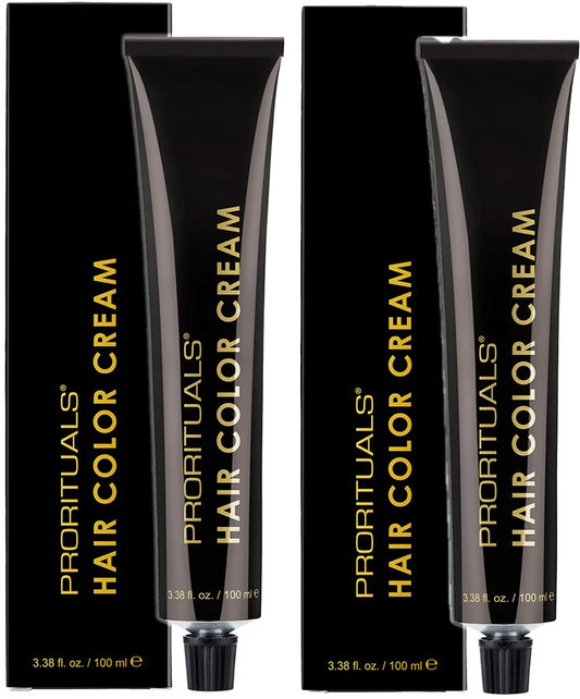 2 Pack Prorituals 4 Fun Hair Color 3.38 oz Tube Medium Brown