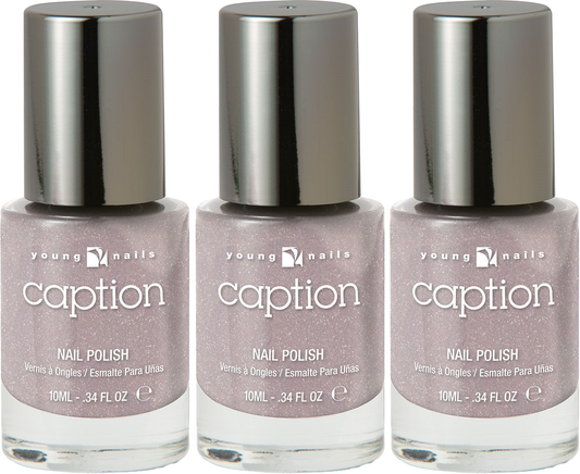 3 Pack Caption Polish .34fl oz NO BATTERIES INCLUDED