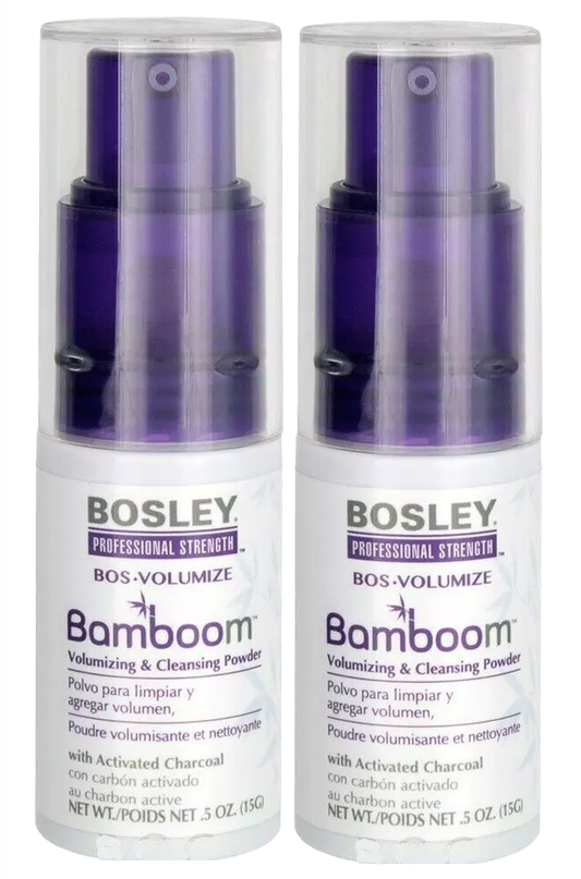 3 Pack Bosley Bamboom .5 oz Volumizing Cleansing Powder