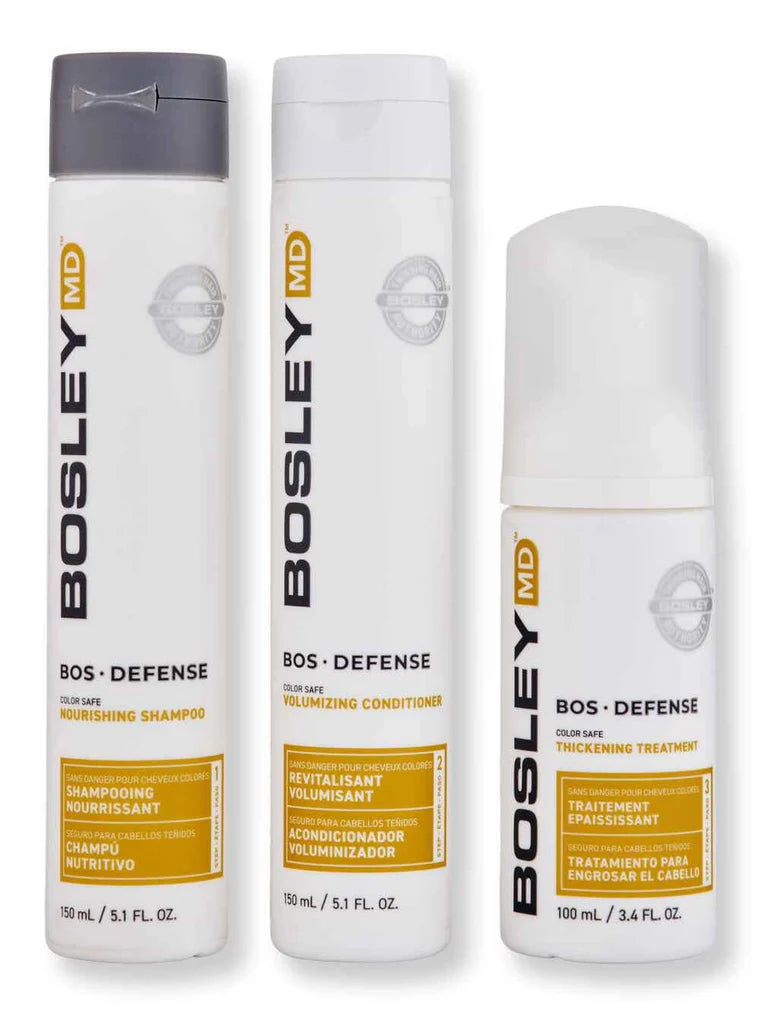 2 Pack BosDefense Color Safe 30 Day Kit Shampoo Conditioner