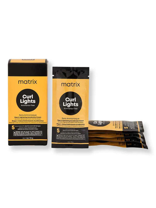 Matrix Curl Lights Step 2 Lightening Accelerator Cream 2 Boxes of 6 Ct 1 oz.