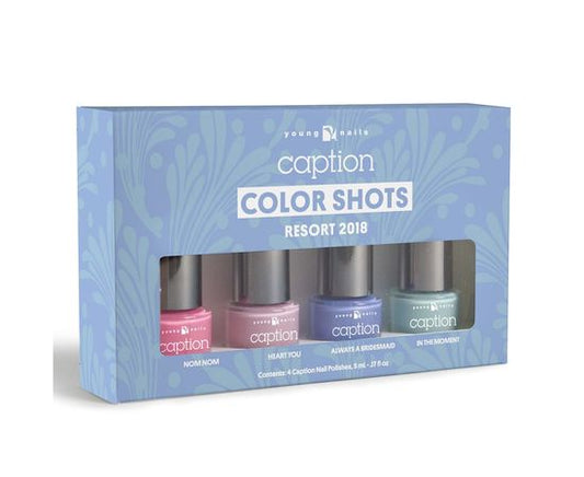 Young Nails Caption Polish Set 4x15ml -Resort